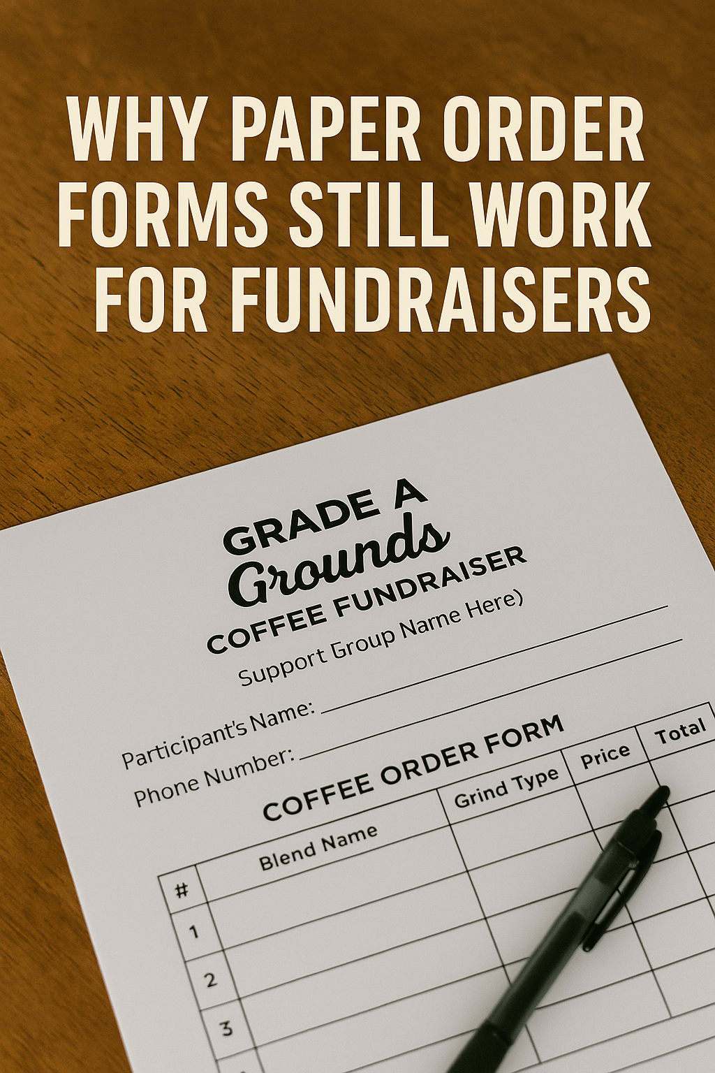 Compression Order Form 📄 Why Paper Order Forms Still Work for Fundraisers (Even in 2025 ...